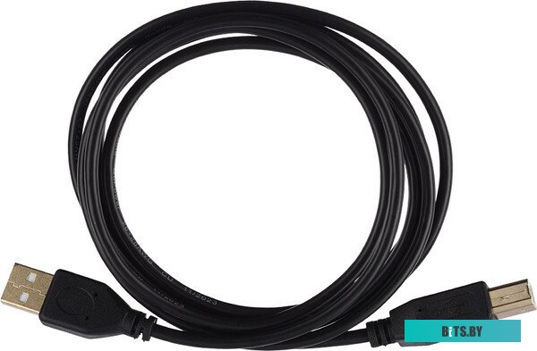 Кабель GoPower USB A (m)-USB B (m) 1.8м ПВХ черный 00-00027492