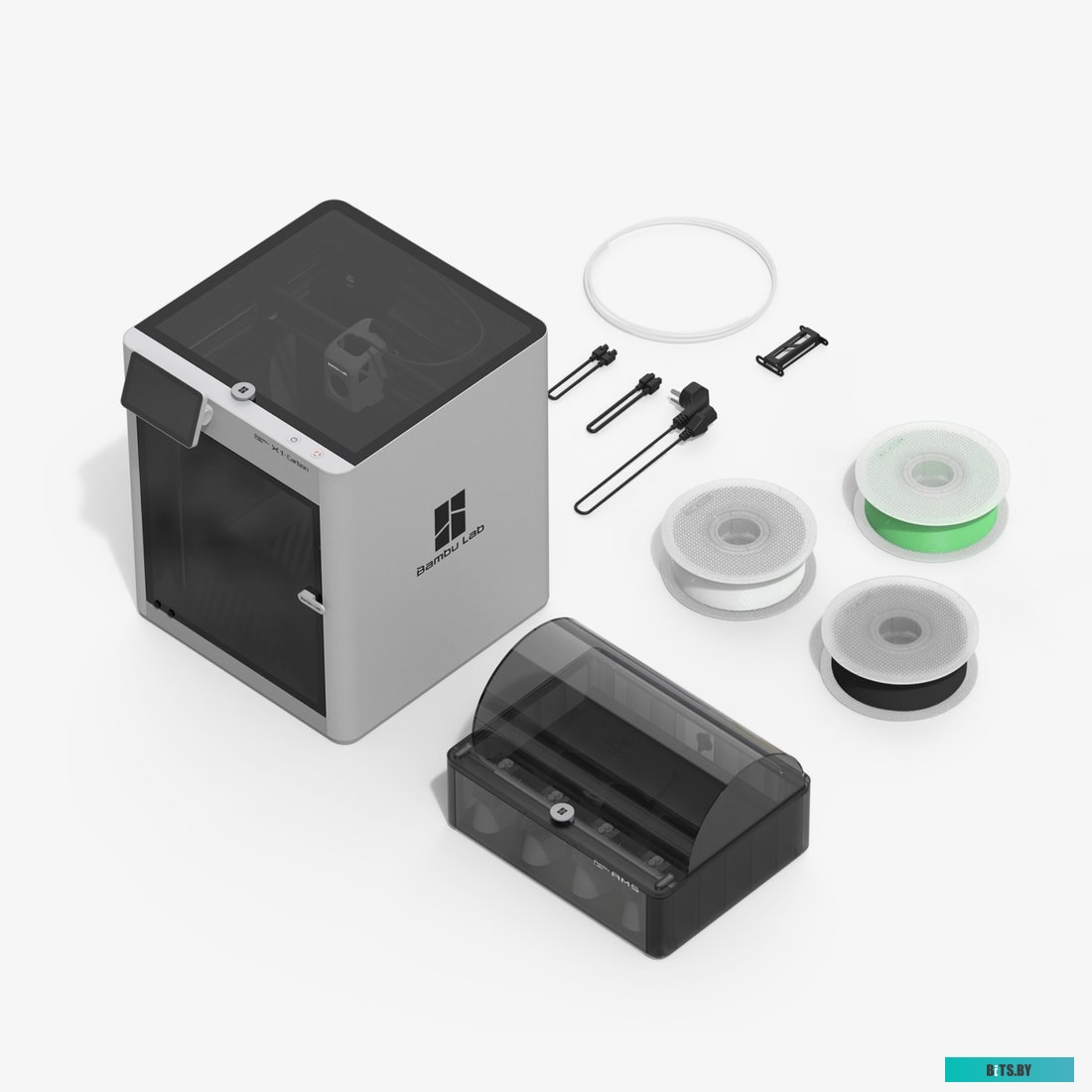Принтер 3D Bambu Lab X1 Carbon Combo 256x256x256мм ABS/PLA/PETG/Flex/ASA/PC/PET/TPU 100мкм PF001-P+SA001-EU