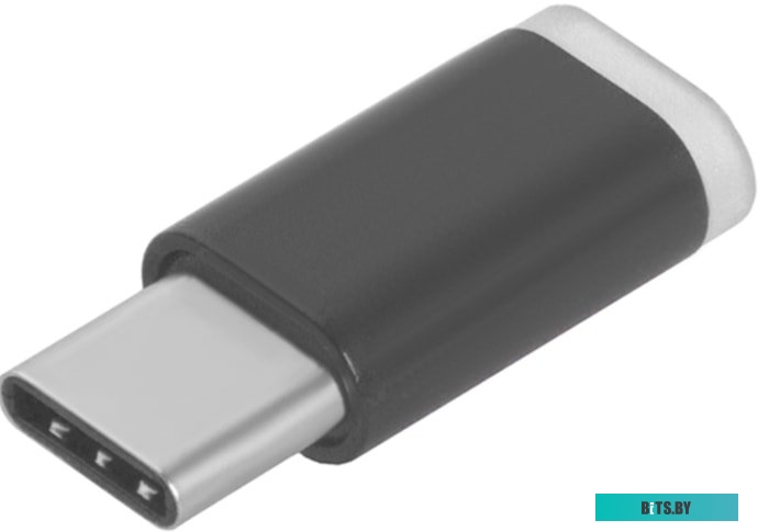 GCR-UC3U2MF-BK Greenconnect Переходник USB Type C на micro USB 2.0, M/F, Greenconnect, черный, GCR-UC3U2MF-BK