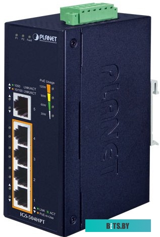 Неуправляемый коммутатор PLANET IGS-504HPT