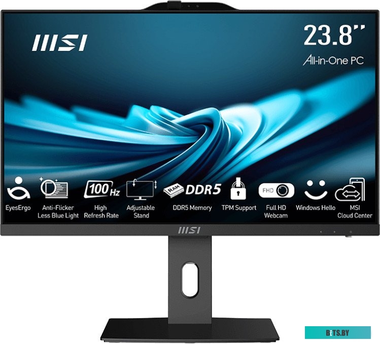 9S6-AE0621-621 Моноблок MSI Pro AP242P 12MA-621XRU 23.8" Full HD i5 12400 (2.5) 16Gb 1Tb SSD256Gb UHDG 730 noOS GbitEth WiFi BT 120W клавиатура мышь C