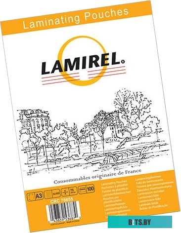 Пленка для ламинирования Lamirel A3, 75 мкм, 100 л LA-78655