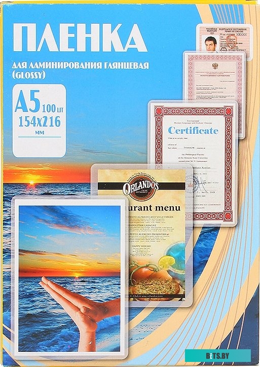 Пленка для ламинирования Office-Kit глянцевая A5 175 мкм 100 шт PLP11520-1