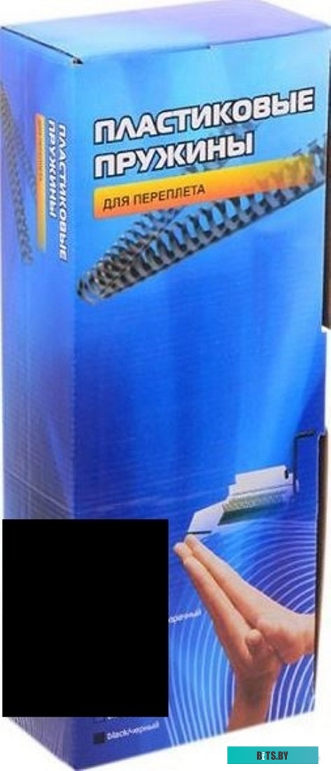 Пластиковая пружина для переплета Office-Kit 6 мм (черный) <BP2000>