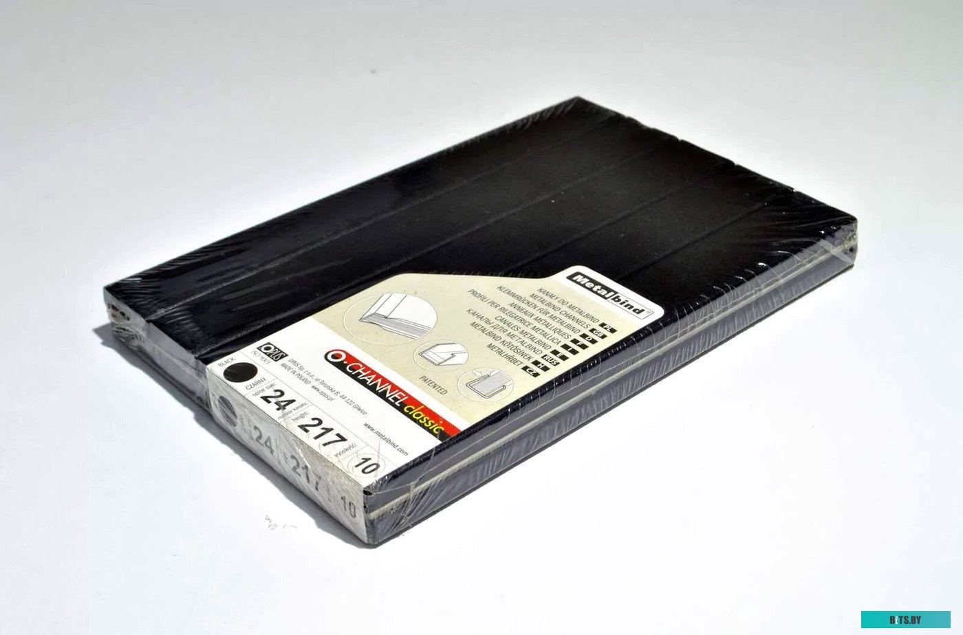 Металлический канал для переплета OPUS Classic 217x24 мм OCH2421710CZA (10 шт, черный)