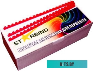 Пластиковая обложка для переплета Starbind 51 мм 50 шт (красный) <BP51RdSB>