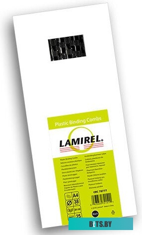 Пружина пластиковая Lamirel 38 мм черный LA-78777