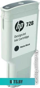 Картридж HP 728 Matte Black F9J68A