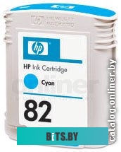 Картридж HP 82 Cyan C4911A.