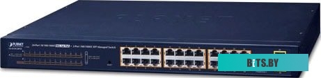 Коммутатор Planet GS-4210-24P2S