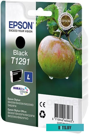 C13T12914010 Картридж Epson Stylus SX230/235W/SX420W/SX425W/BX305F (Hi-Black), C13T12914010, BK