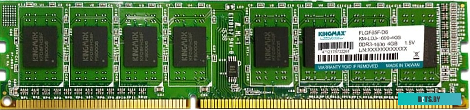 4GB PC-12800 DDR3 1600 Kingmax (KM-LD3-1600-4GS)
