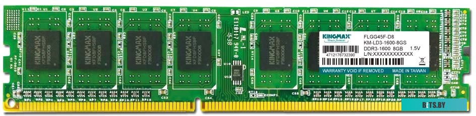 Модуль памяти Kingmax 8GB DDR3 PC3-12800 KM-LD3-1600-8GS