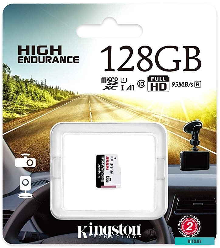 Карта памяти Kingston High Endurance microSDXC 128GB <SDCE/128GB>