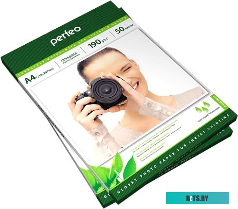 Фотобумага Perfeo Глянцевая A4 190 г/м2 50 листов [PF-GLA4-190/50]