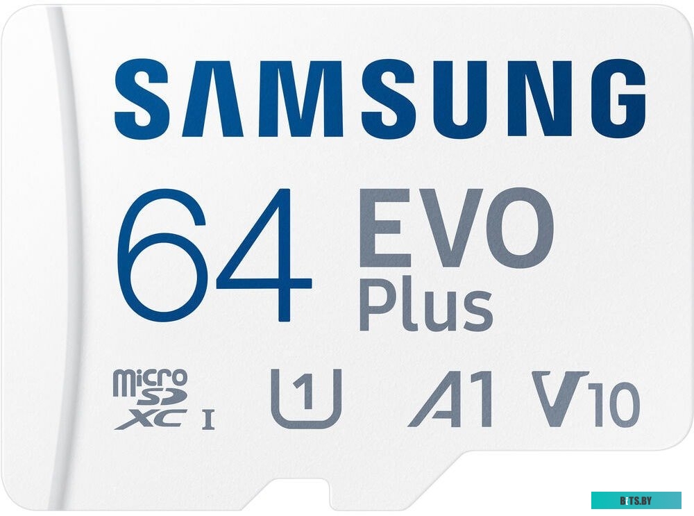 MB-MC64KA EU Карта памяти Micro SDXC 64 GB Samsung EVO Plus Class 10 (UHS-I) + SD адаптер (MB-MC64KA EU)