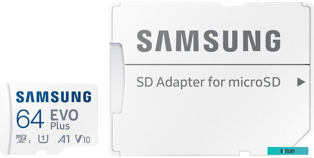 MB-MC64KA EU Карта памяти Micro SDXC 64 GB Samsung EVO Plus Class 10 (UHS-I) + SD адаптер (MB-MC64KA EU)