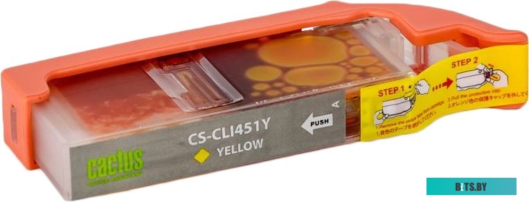 Картридж Cactus CS-CLI451Y (аналог Canon CLI-451Y)