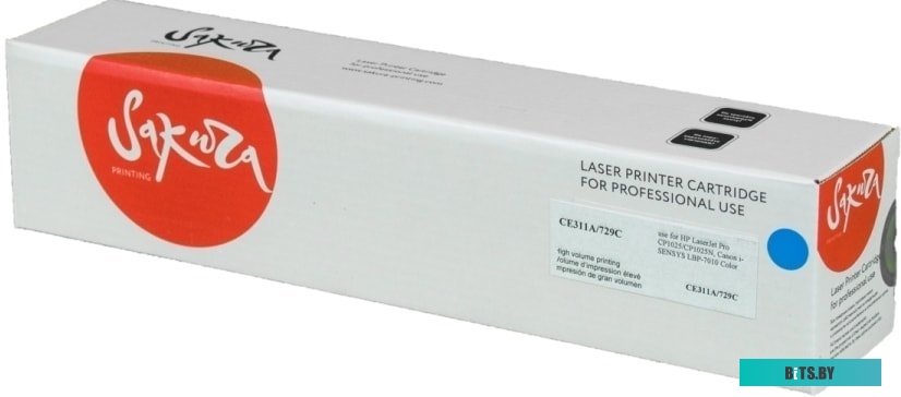 SACE311A Картридж SAKURA CE311A для HP LaserJet Pro CP1025/CP1025NW, синий, 1000 к.