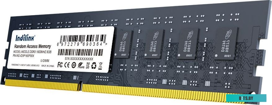 Оперативная память Indilinx 8ГБ DDR3 1600 МГц IND-ID3P16SP08X