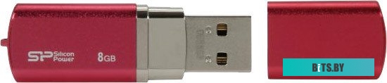 SP064GBUF2720V1H Флеш накопитель 64Gb Silicon Power LuxMini 720, USB 2.0, Персиковый