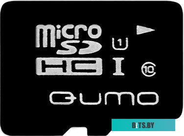 Карта памяти Qumo microSDHC (UHS-1) 16GB (QM16GMICSDHC10U1)
