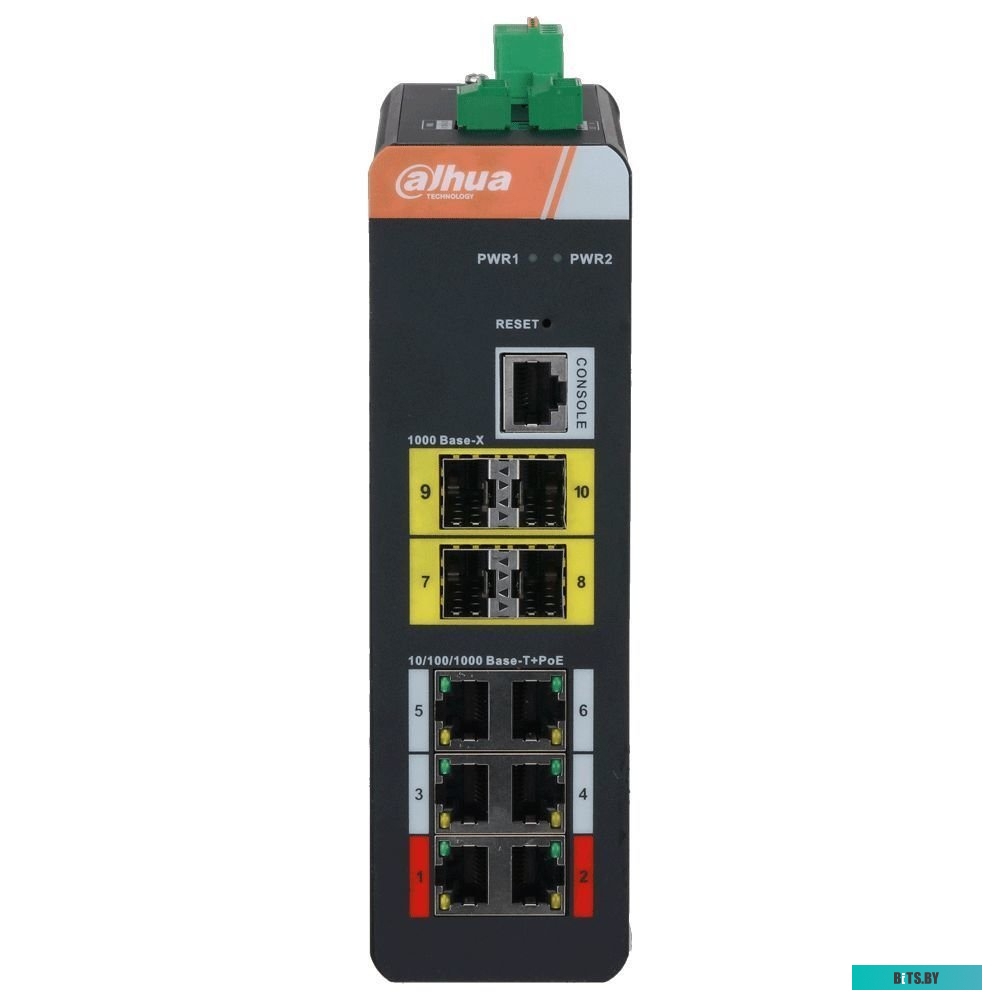 Управляемый коммутатор 2-го уровня Dahua DH-PFS4410-6GT-DP-V2