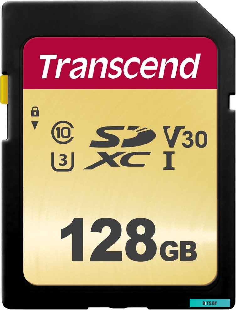 Карта памяти Transcend SDXC 500S 128GB <TS128GSDC500S>