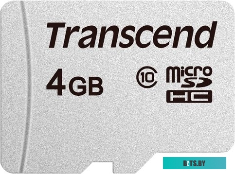 Карта памяти Transcend microSDHC 300S 4GB <TS4GUSD300S>