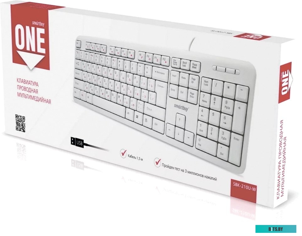 Клавиатура SmartBuy One 210 SBK-210U-W