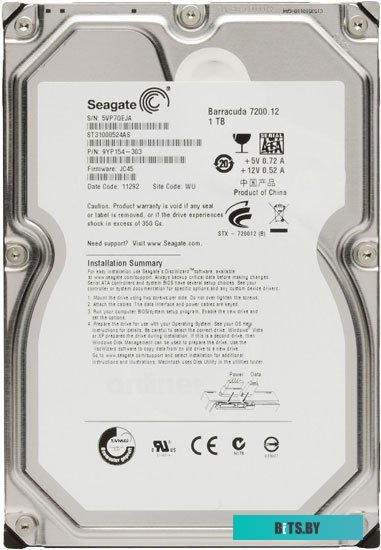 Жесткий диск Seagate Barracuda 7200.12 1 Тб (ST31000524AS)