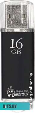 USB накопитель (Флешка) Smart Buy 16GB V-Cut Black (SB16GBVC-K)
