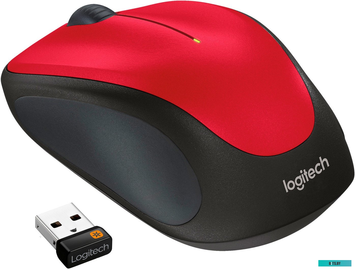 Мышь Logitech M235 Wireless Mouse (красный) [910-002496]