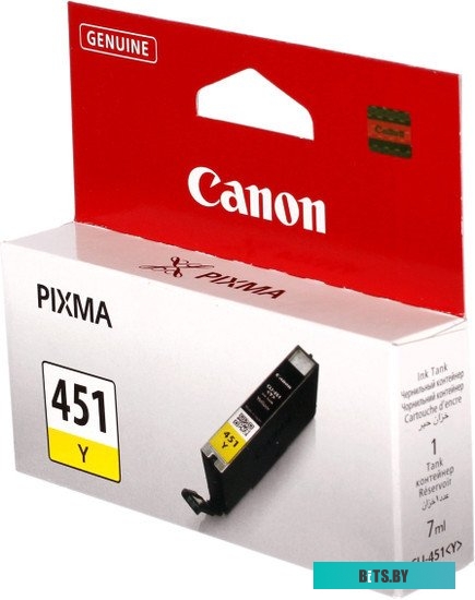 Картридж Canon CLI-451Y <6526B001AA>