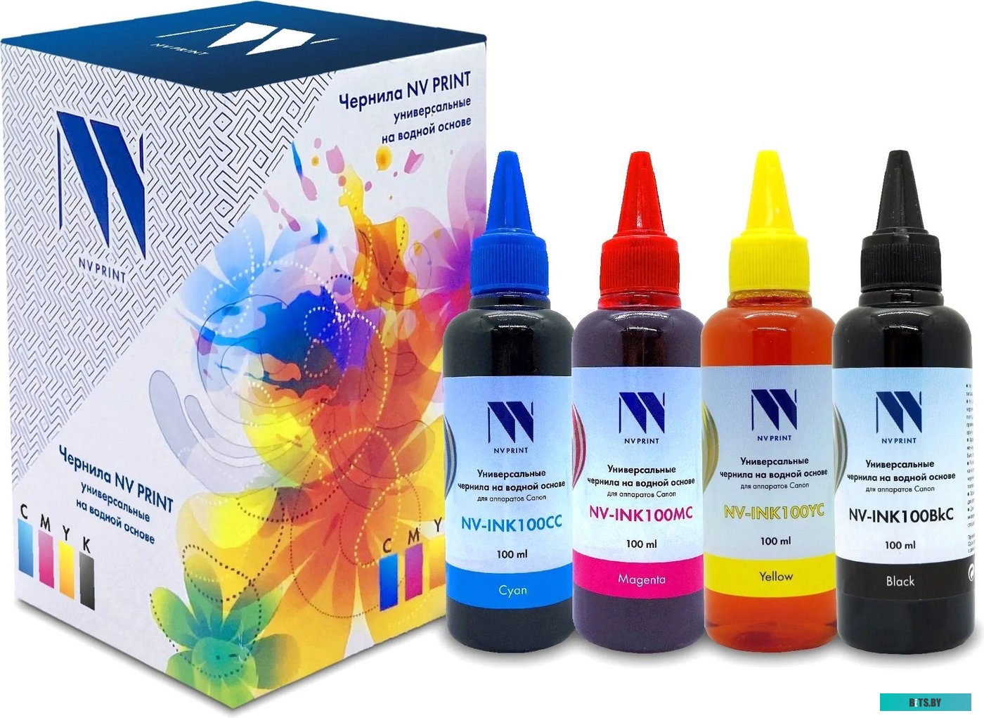 Чернила NV PRINT INK100-C-4 NV-INK100-C-4
