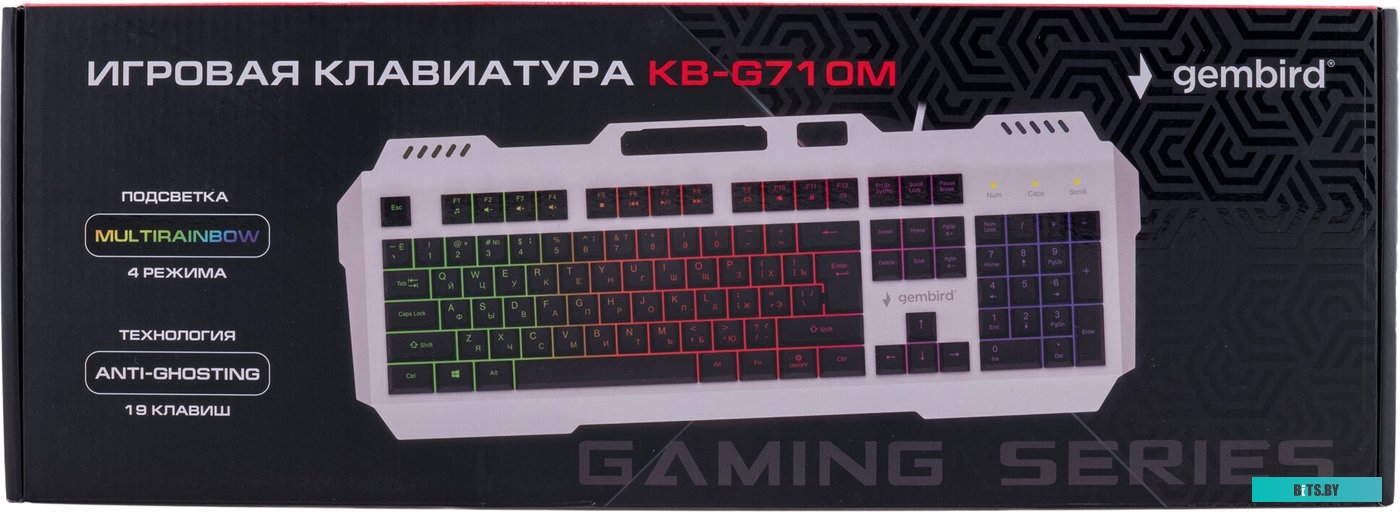 Клавиатура Gembird KB-G710M-S KB-G710M-S