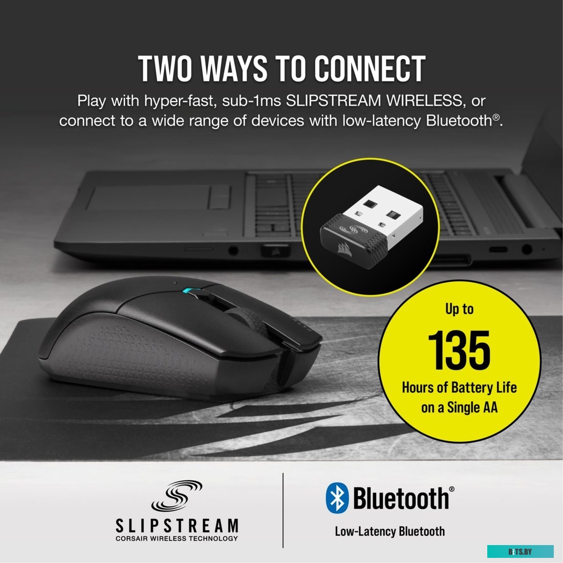 Мышь Corsair Katar Pro Wireless <CH-931C011-EU>