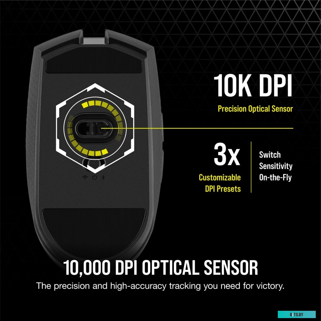 Мышь Corsair Katar Pro Wireless <CH-931C011-EU>