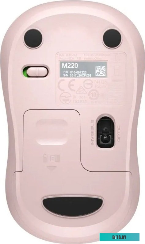 Мышь Logitech M220 Silent (розовый) <910-006129>