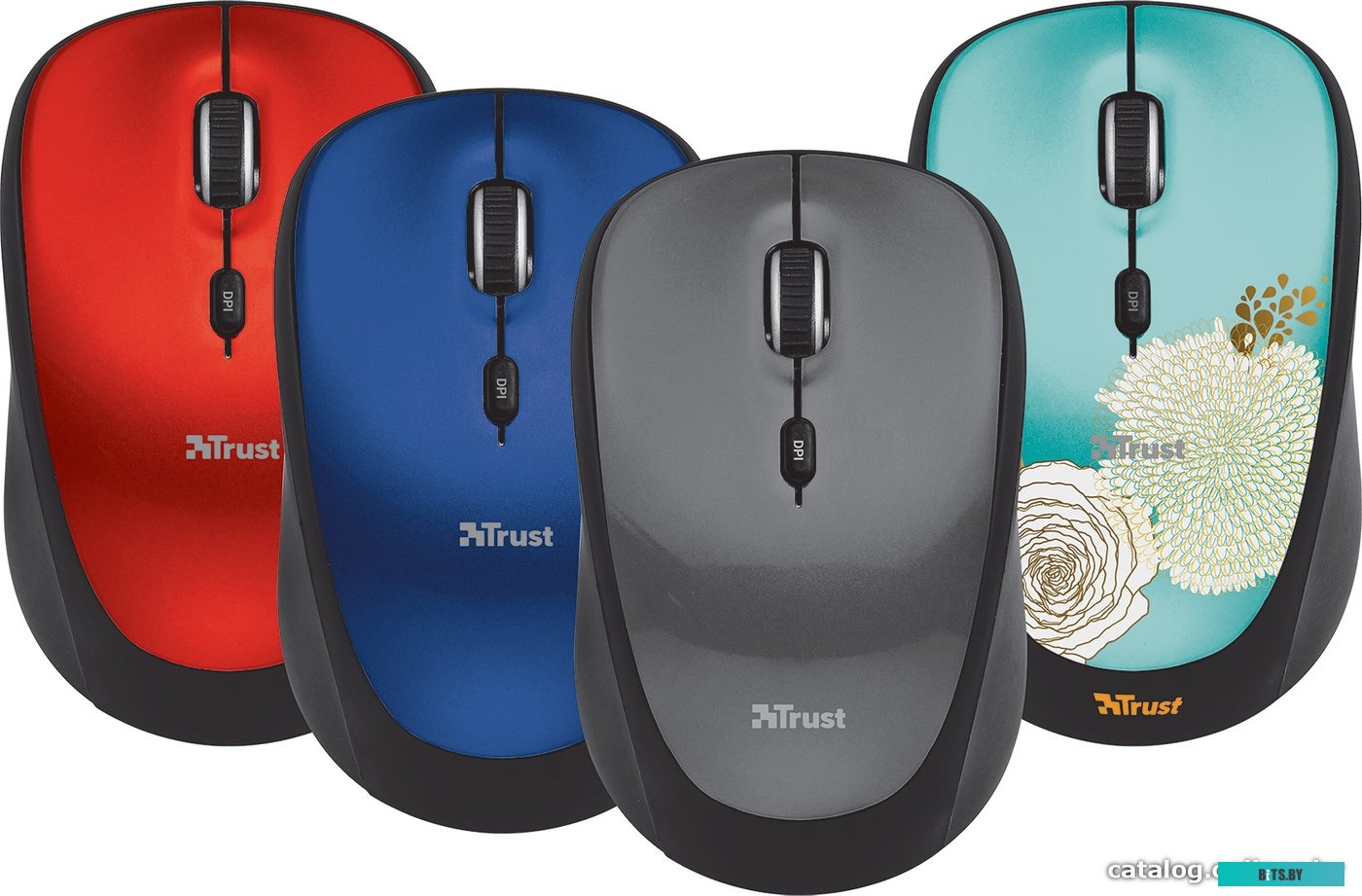 Мышь Trust Yvi Wireless Mouse - black (18519)