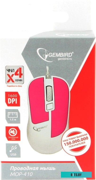 Мышь Gembird MOP-410-P