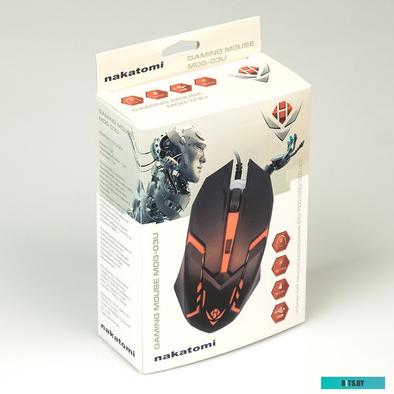 Игровая мышь Nakatomi MOG-03U