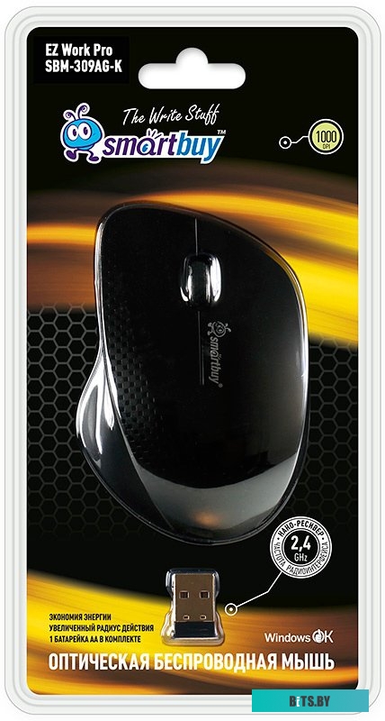 Мышь SmartBuy 309AG Black (SBM-309AG-K)