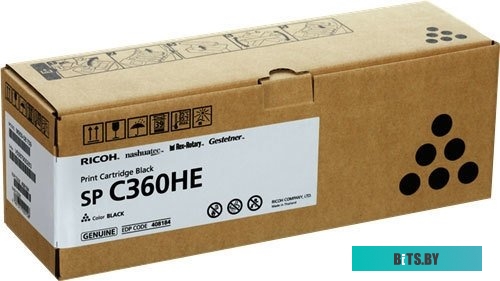 Картридж Ricoh SP C360HE 408184 (черный)