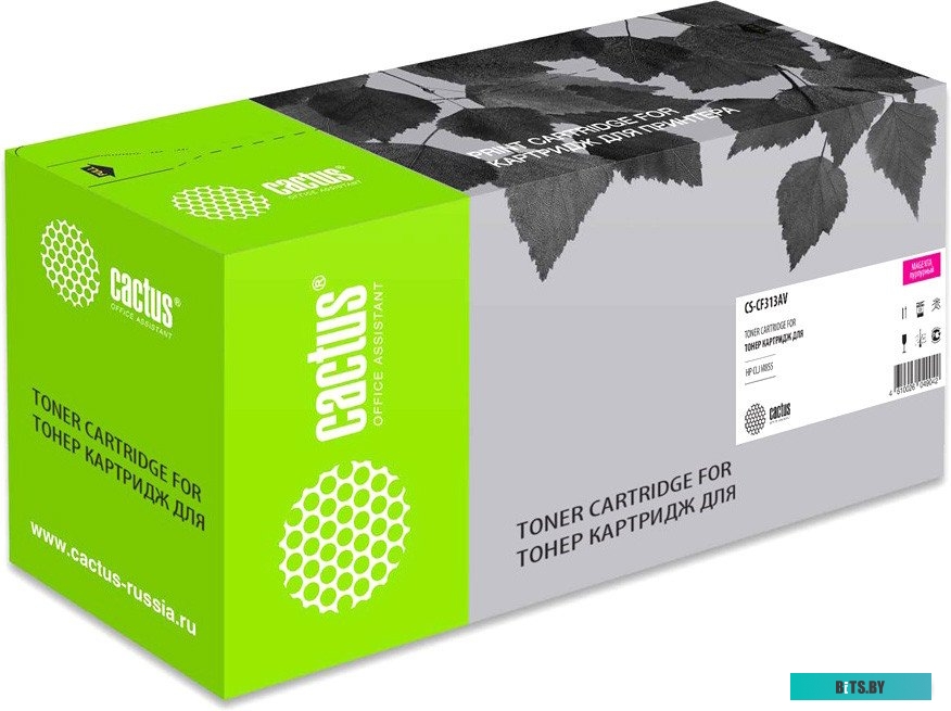 Картридж лазерный Cactus CS-CF313AV пурпурный (31500стр.) для HP CLJ Ent M855