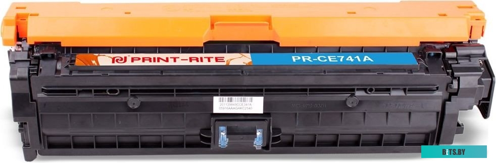 PR-CE741A Картридж PRINT-RITE TFHAN6CPU1J, CE741A, голубой / PR-CE741A