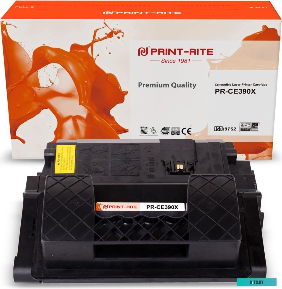 Картридж лазерный Print-Rite PR-CE390X TFHALPBPU1J
