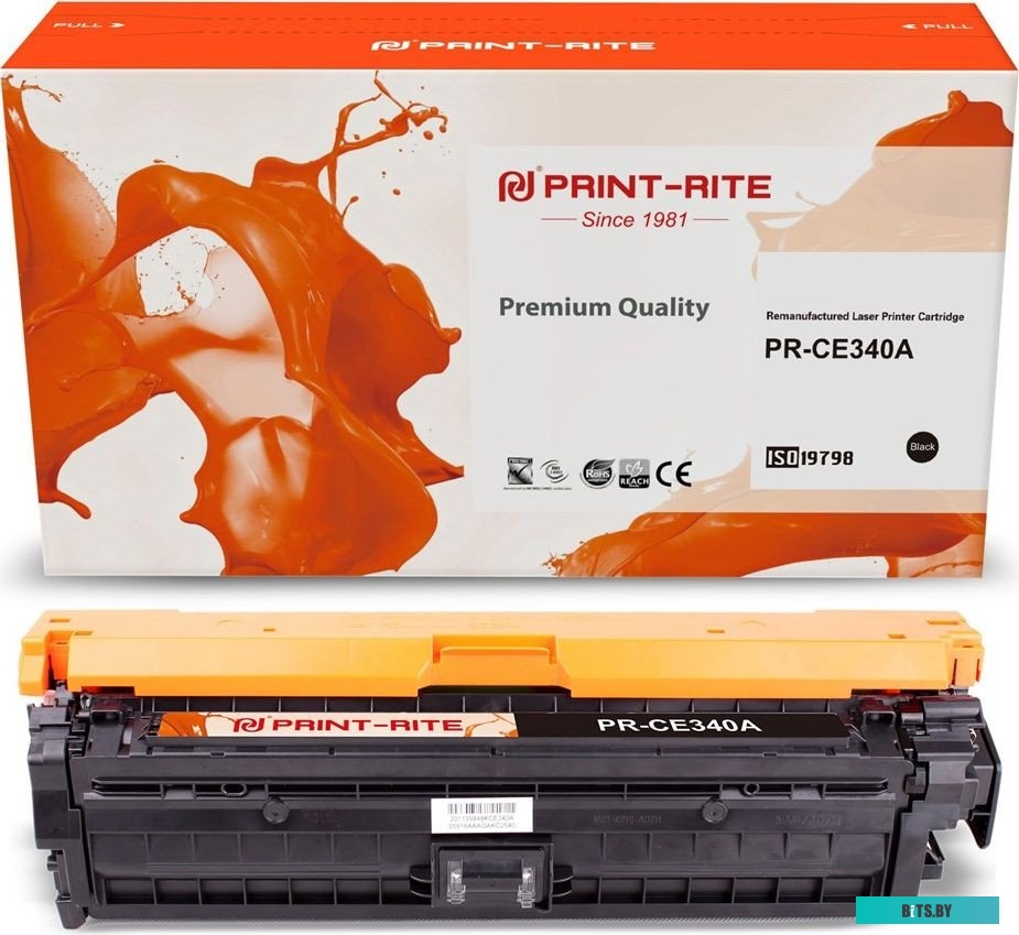 Картридж лазерный Print-Rite TRHE94BPU1J PR-CE340A