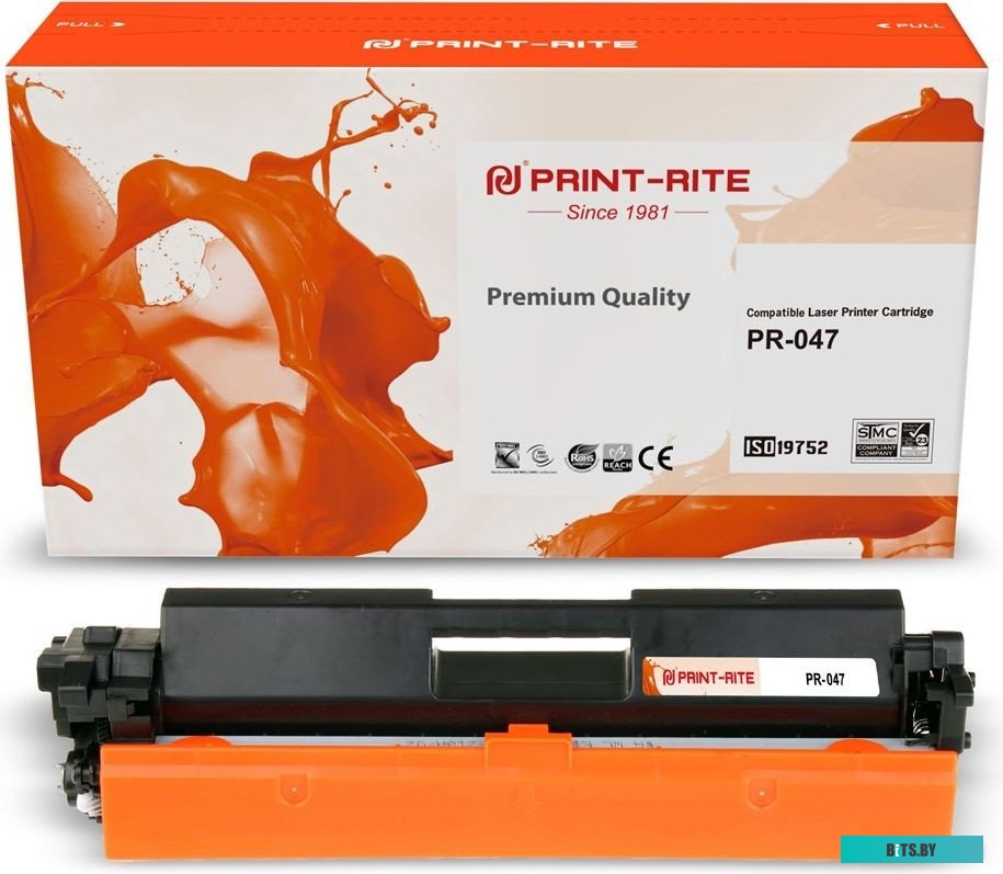 PR-047 Картридж PRINT-RITE TFHAW3BPU1J, Cartridge 047, черный / PR-047