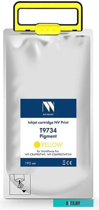 Струйный картридж NV Print T9734 (NV-C13T973400) Yellow для Epson WorkForce Pro WF-C869RDTWF (RIPS), WF-C869RDTWFSW (22 000 стр)